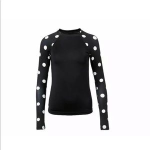 NWT Billabong Polka dot Rash Guard True That